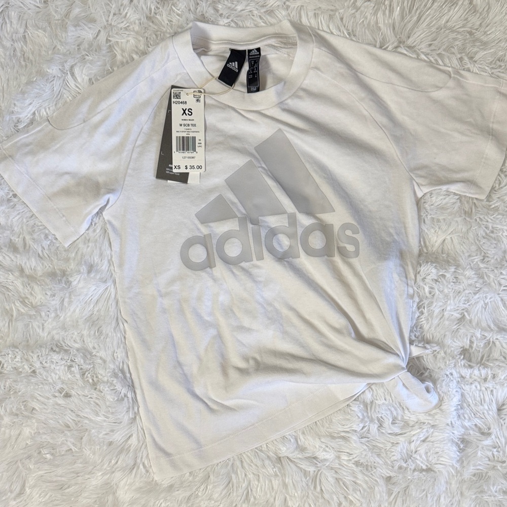 NWT Adidas women’s side tie womens T-shirt size XS